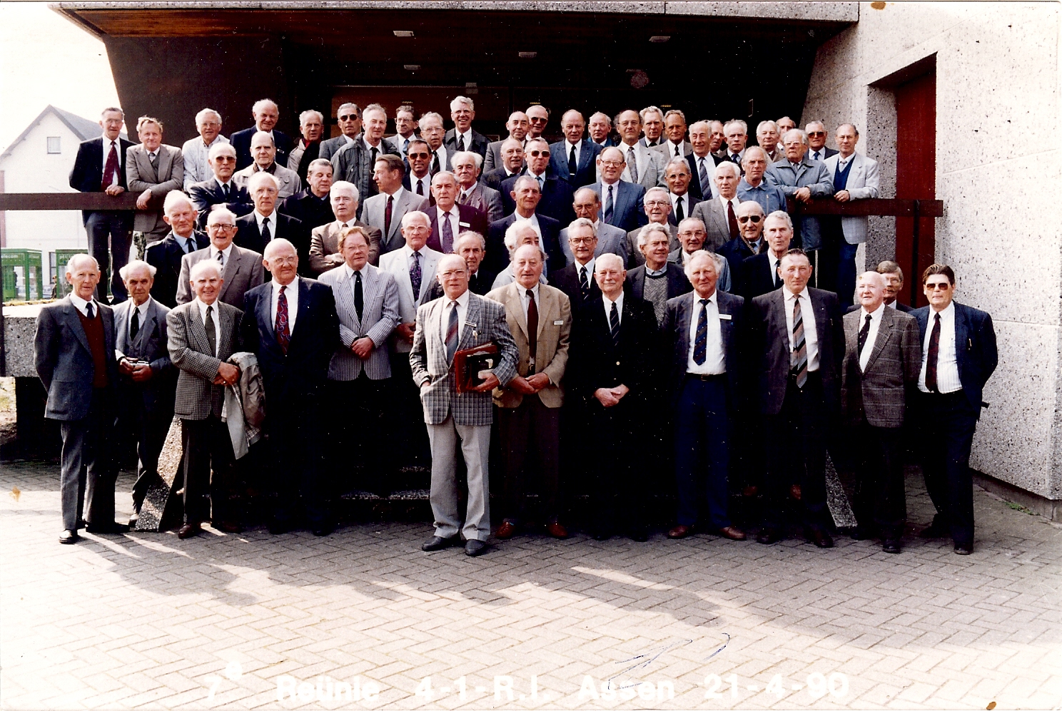 Genomen tijdens de reunie in 1990 te Assen